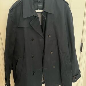 Banana Republic Men's Navy Trench Coat